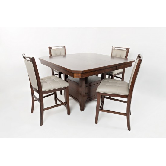 Manchester Adjustable Height 54" Square Dining Table