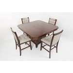 Manchester Adjustable Height 54" Square Dining Table