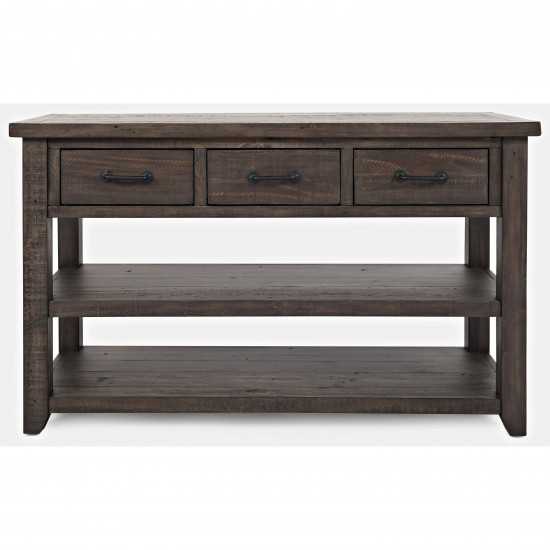 Madison County Reclaimed Pine Harris 3 Drawer Console