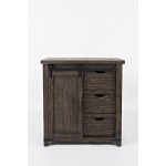 Madison County Reclaimed Pine 32" Barn Door Accent Cabinet