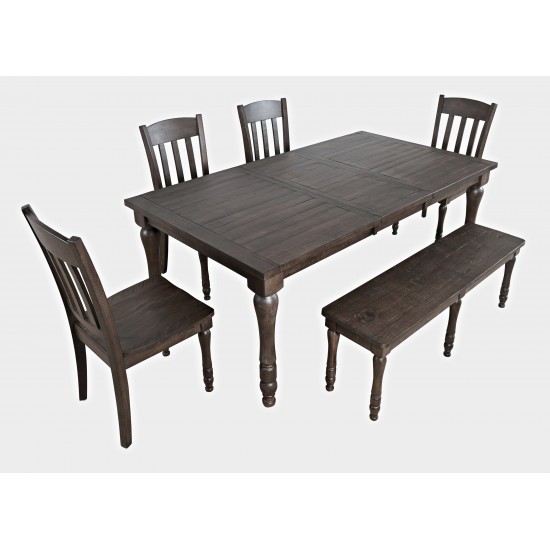 Madison County Reclaimed Pine 78" Extension Farmhouse Dining Table