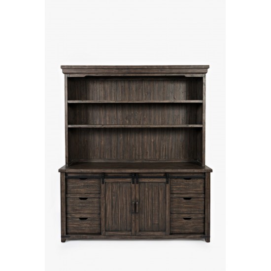 Madison County Reclaimed Pine Hutch Server