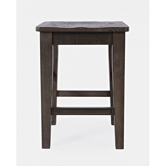 Madison County Reclaimed Pine Console Table Set with 3 Stools