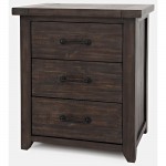 Madison County Reclaimed Pine USB Charging Nightstand