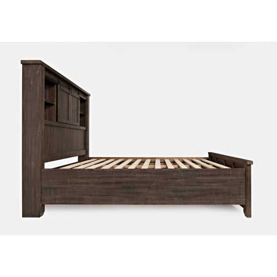 Madison County Reclaimed Pine Queen Barn Door Bed