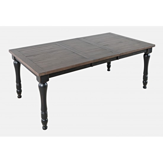 Madison County Reclaimed Pine 78" Extension Farmhouse Dining Table