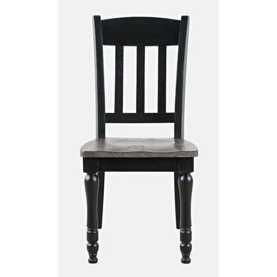 Madison County Reclaimed Pine Slatback Dining Chair (Set of 2)