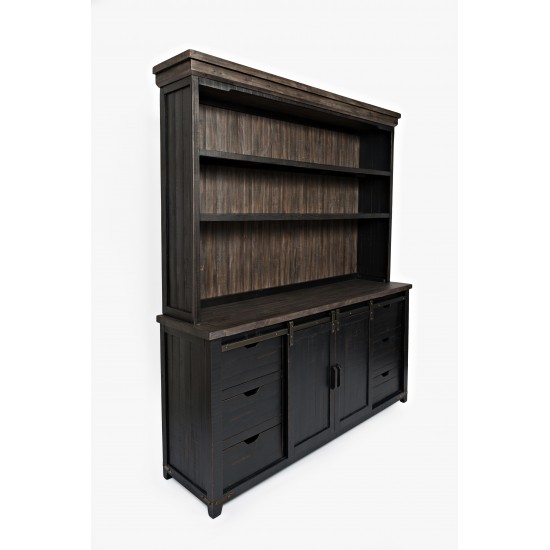 Madison County Reclaimed Pine Hutch Server