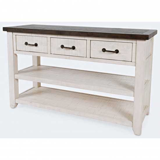 Madison County Reclaimed Pine Harris 3 Drawer Console