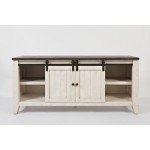 Madison County Reclaimed Pine 60" Console with gliding Barn Door