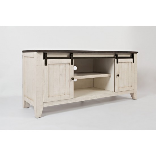 Madison County Reclaimed Pine 60" Console with gliding Barn Door