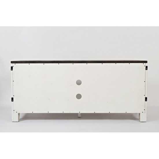 Madison County Reclaimed Pine 60" Console with gliding Barn Door