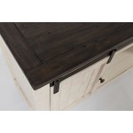 Madison County Reclaimed Pine 60" Console with gliding Barn Door