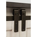 Madison County Reclaimed Pine 60" Console with gliding Barn Door
