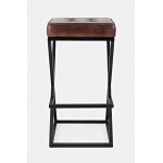 Brooks Leather Stool