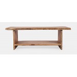 Cooper Live Edge Solid Acacia Storage Bench