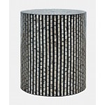 Global Archive Small Terrazzo Capiz Shell Accent Table