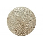 Global Archive Round Terrazzo Capiz Shell Accent Table