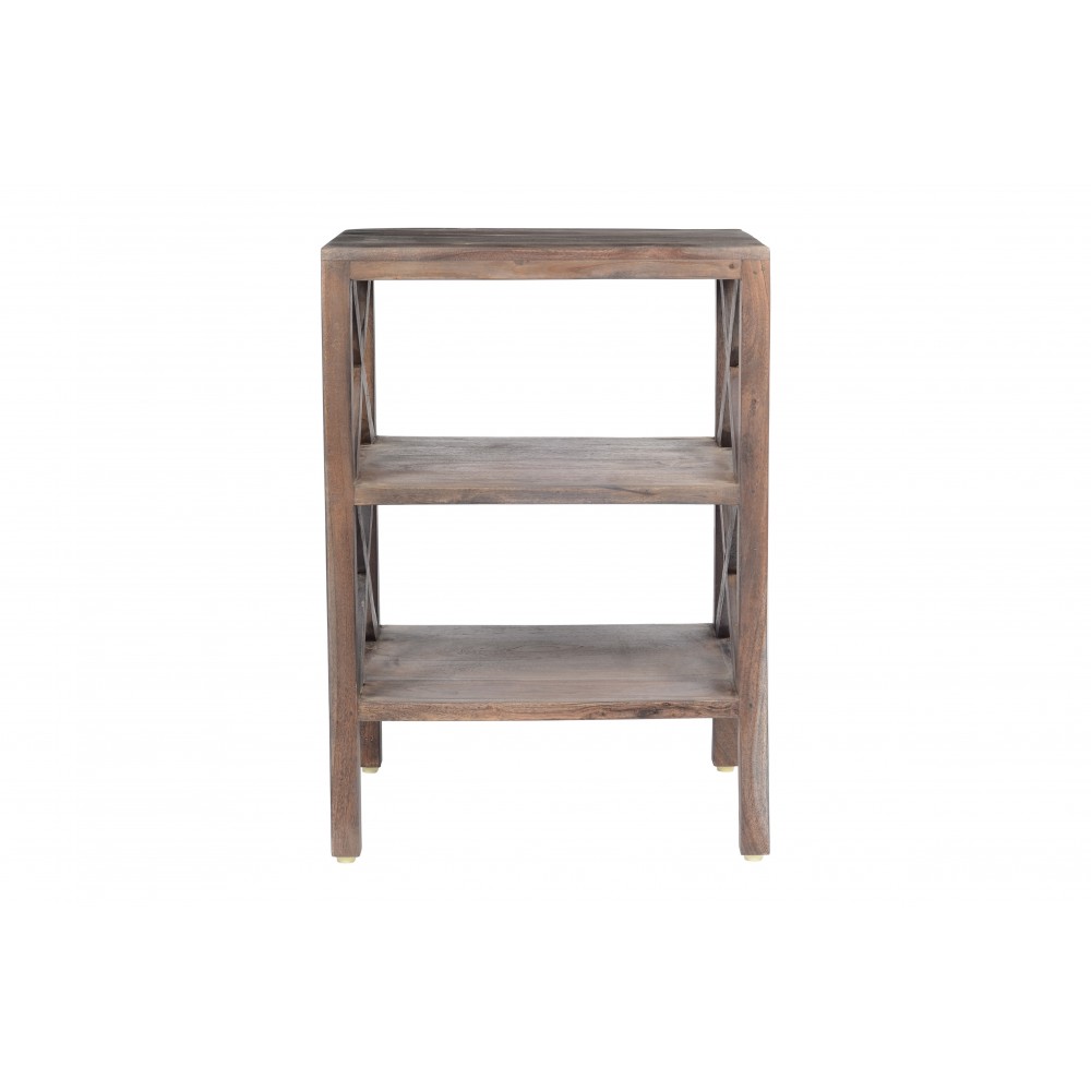 Global Archive Solid Wood X-Side Accent Table Global Archive Solid Wood X-Side Accent Table