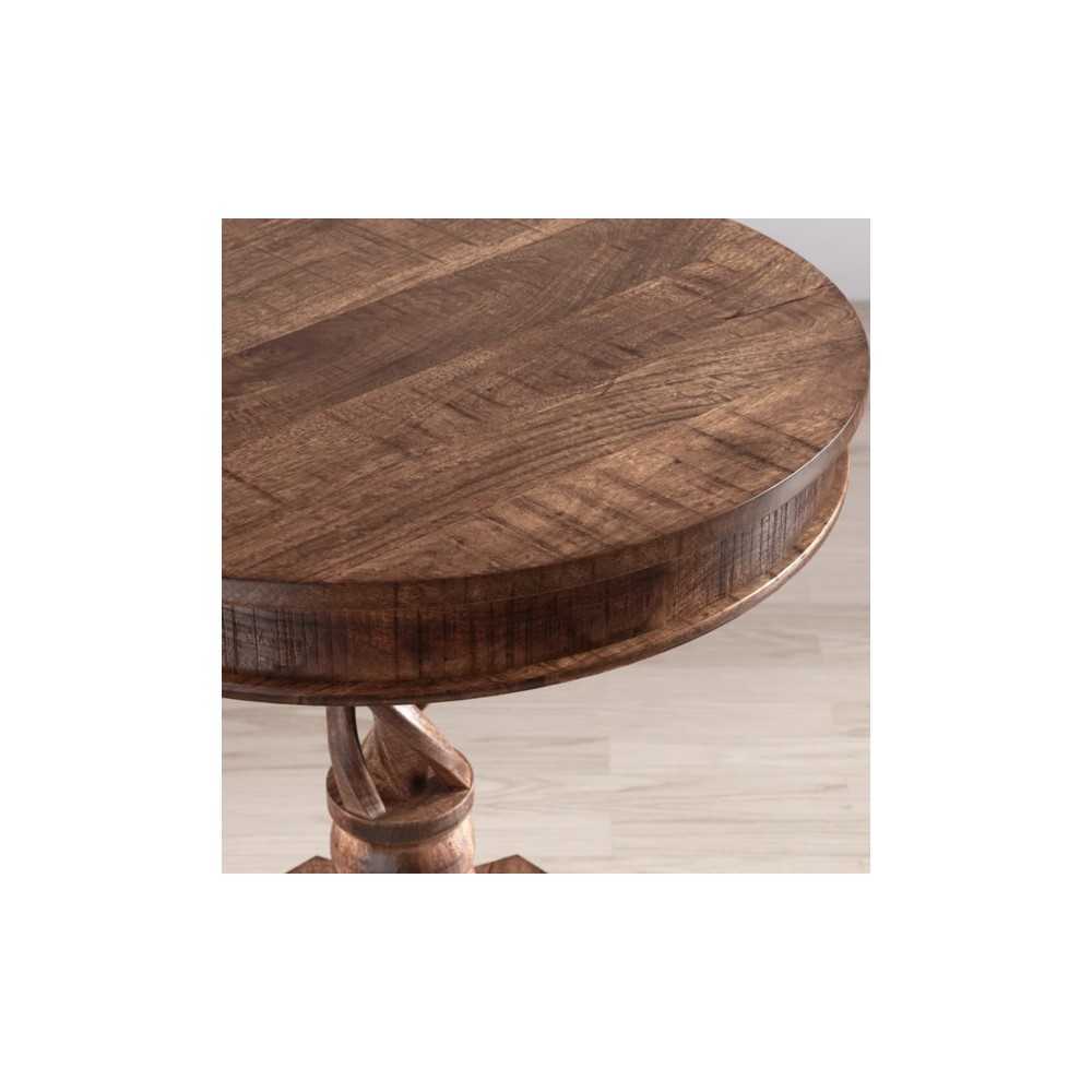 Global Archive Hand Carved Pedestal Table