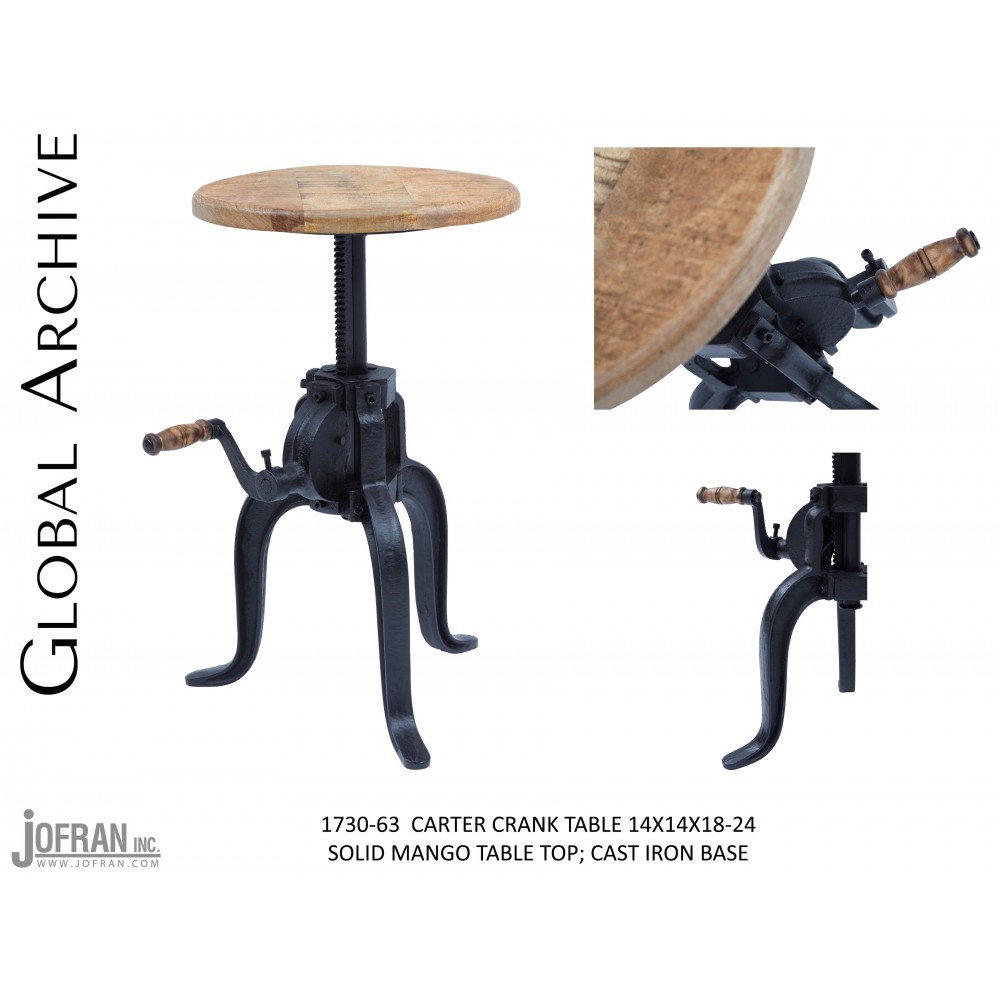 Global Archive Industrial Crank Table