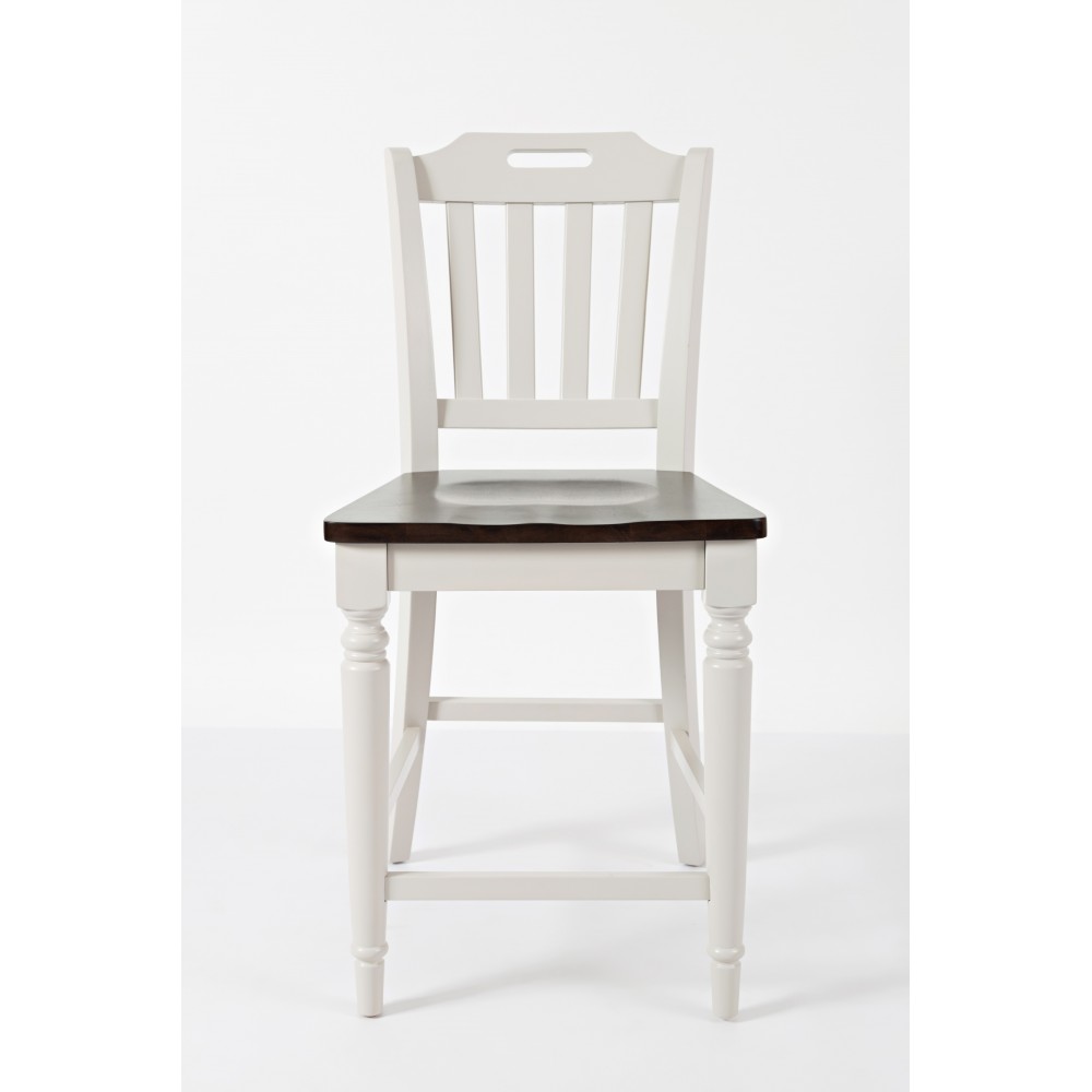 Orchard Park Slatback Counter Height Stool (Set of 2)
