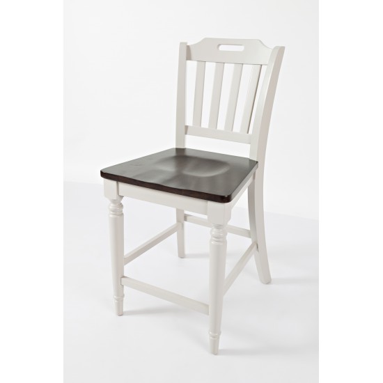 Orchard Park Slatback Counter Height Stool (Set of 2)