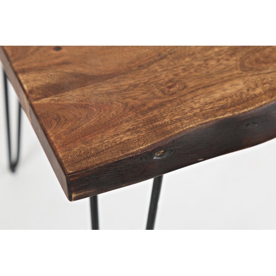 Nature's Edge 24'' Solid Acacia Square End Table