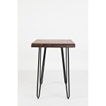 Nature's Edge Solid Acacia Chairside Table