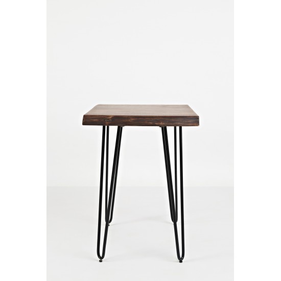 Nature's Edge Solid Acacia Chairside Table