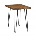 Nature's Edge Solid Acacia Chairside Table