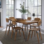 Nature's Edge Solid Acacia Dining Chair (Set of 2)