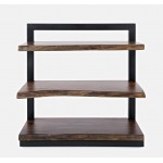 Nature's Edge Solid Acacia 3 Shelf Bookcase