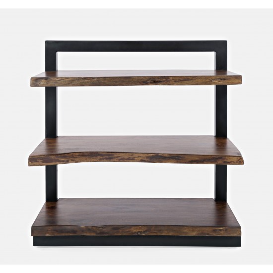 Nature's Edge Solid Acacia 3 Shelf Bookcase