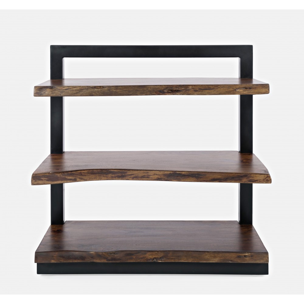 Nature's Edge Solid Acacia 3 Shelf Bookcase