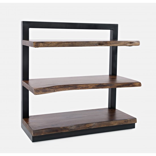 Nature's Edge Solid Acacia 3 Shelf Bookcase