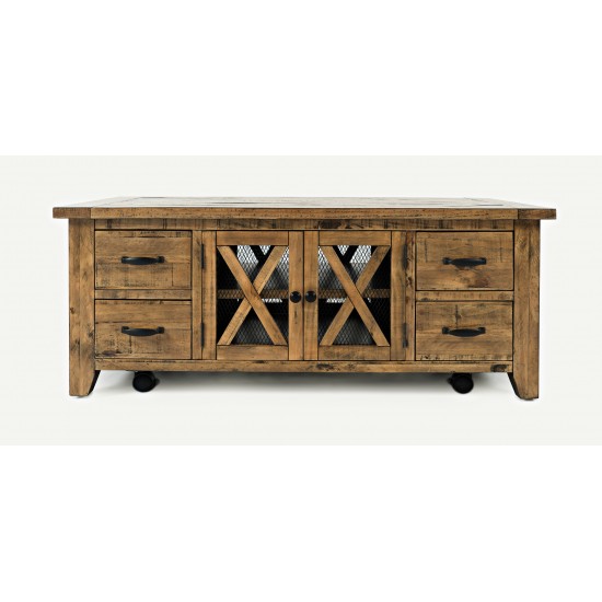 Telluride Coffee Table with Casters