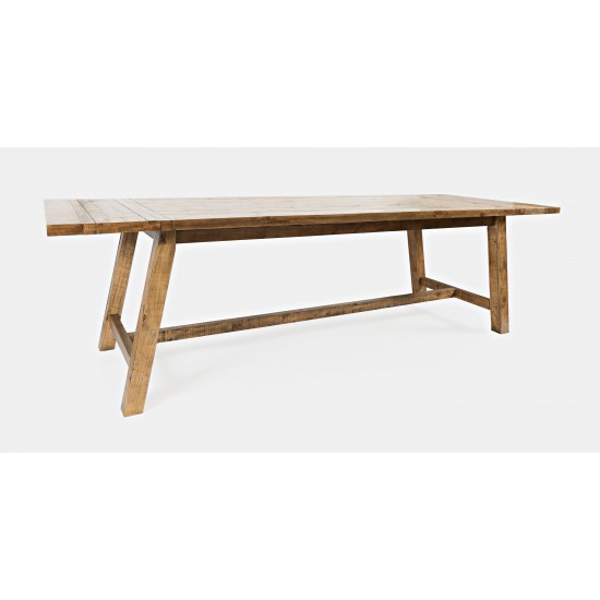 Telluride Trestle Counter Table with Two Leaves