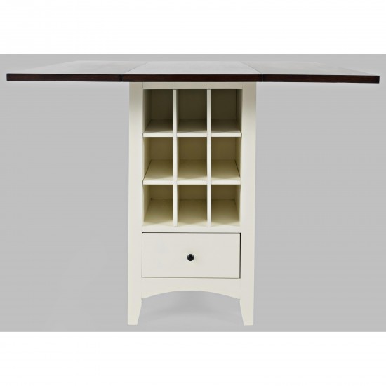 Asbury Park Storage Counter Drop Leaf Table