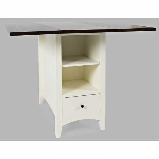 Asbury Park Storage Counter Drop Leaf Table