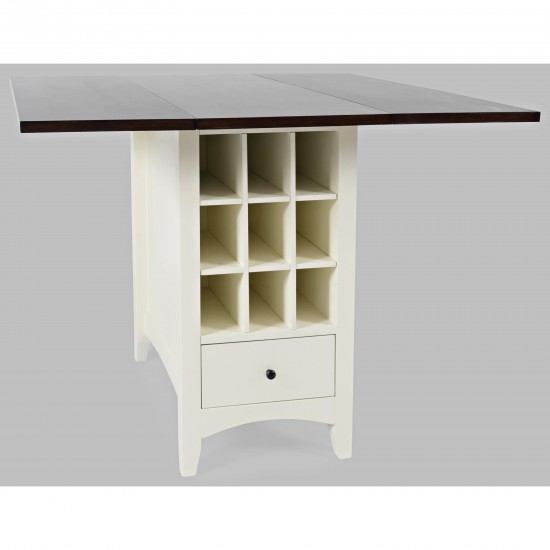 Asbury Park Storage Counter Drop Leaf Table