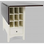 Asbury Park Storage Counter Drop Leaf Table