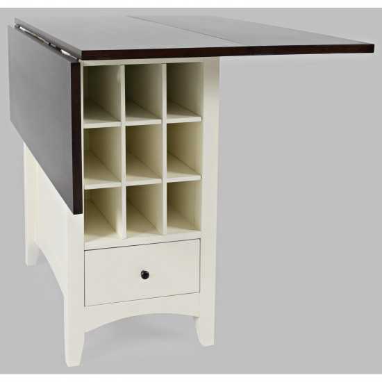 Asbury Park Storage Counter Drop Leaf Table