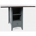 Asbury Park Storage Counter Drop Leaf Table