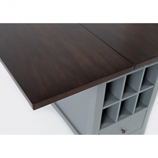 Asbury Park Storage Counter Drop Leaf Table