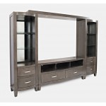 Scarsdale Contemporary Entertainment Center with 70" TV Console and LED Lights