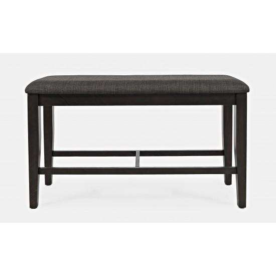 American Rustics Upholstered Counter Bench