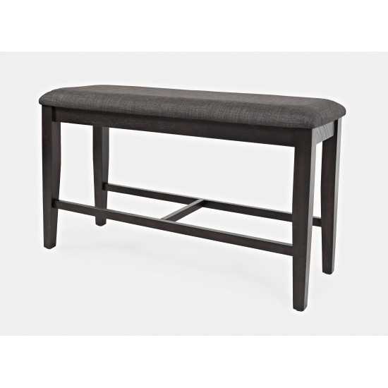 American Rustics Upholstered Counter Bench