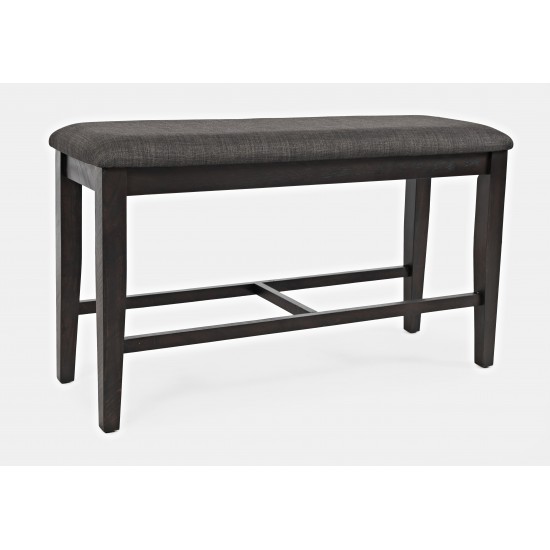 American Rustics Upholstered Counter Bench