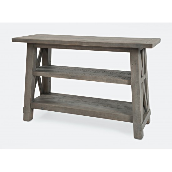 Outer Banks Reclaimed Pine Sofa Console Table - Driftwood